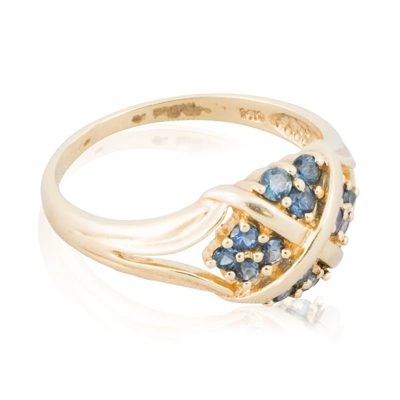 14k Gold Sapphire Ring