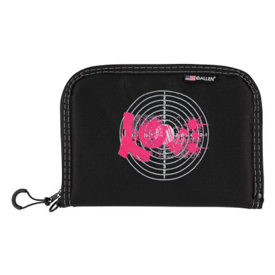 Allen Girls With Guns Love Pistol Case 10in Black