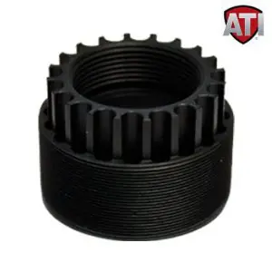 AR-15 Free Float Slotted Barrel Nut by ATI