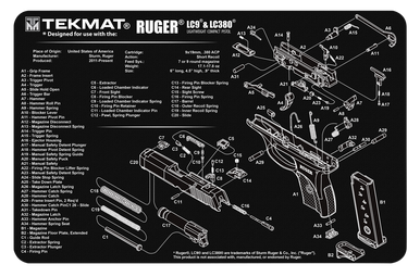 Beck Tek, Llc (tekmat) Original Cleaning Mat, Tekmat Tekr17rugerlcp Ruger Lcp