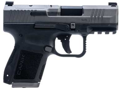 Canik Mete MC9 9mm Luger 3.18 in 15+1 Tungsten Cerakote Over Tenifer Optic Ready