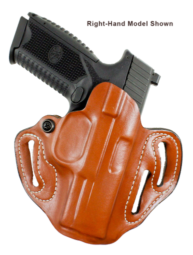 DeSantis Gunhide 002TB7WZ0 Speed ScabbardOWB Tan Leather Belt Slide Fits Springfield Prodigy w/wo Red Dot Fits 4.25" Barrel