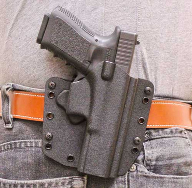 Desantis Sl Raptor Holster Blk - Iwb/owb Rh Kydex M&p Shield