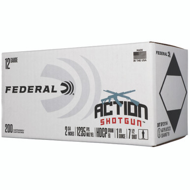 FED ACTN 12GA 2.75" 1-1/8OZ #7.5 200