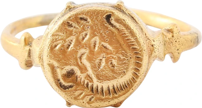 FINE ROMAN SIGNET RING, 1ST-4TH CENTURY AD, SIZE 9