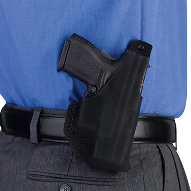 Galco PDL636B Paddle LiteOWB Black Leather Paddle Fits Ruger LC9 Fits Ruger EC9 Right Hand