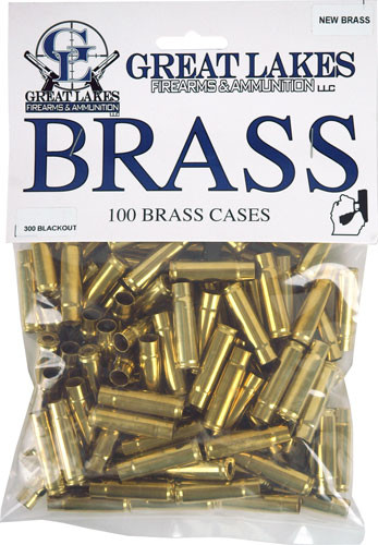 Great Lakes Brass .300 Aac - Blackout New 100ct