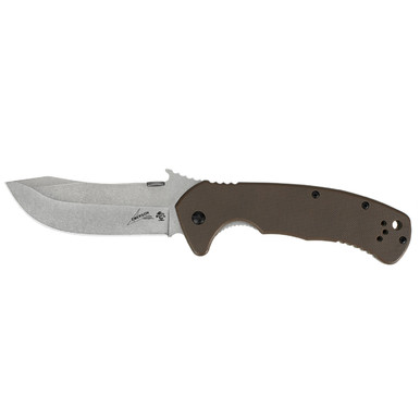 Kershaw CQC-11K Folder 3.5 in SW Blade Brown G10 Handle