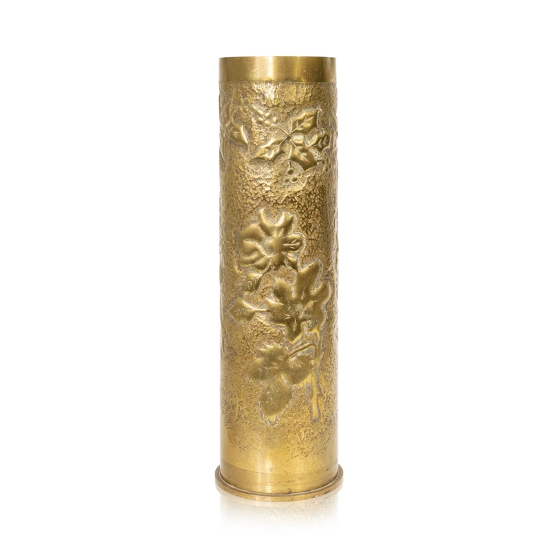 Large Trench Art Vase