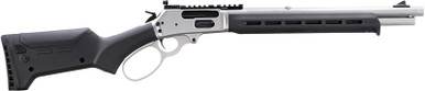 Marlin 70912 1895 Trapper 45-70 Gov 5+1 16.17" Satin Threaded Barrel, Picatinny Rail Stainless Steel Receiver, Black Adjustable Magpul ELG Synthetic Stock