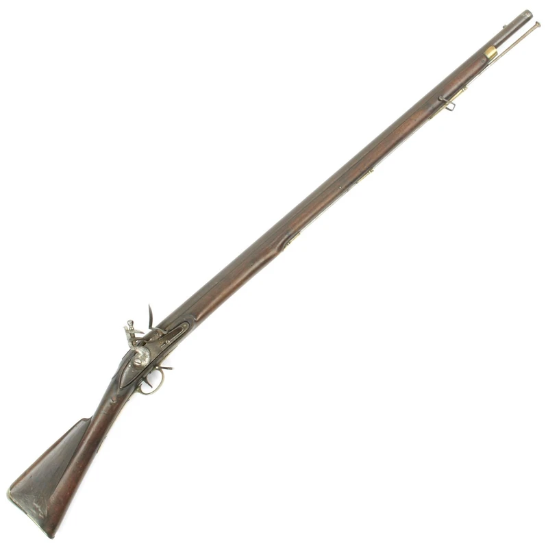 Original British Napoleonic Third Model Brown Bess Flintlock Musket Marked to the 44th East Essex Regiment of Foot