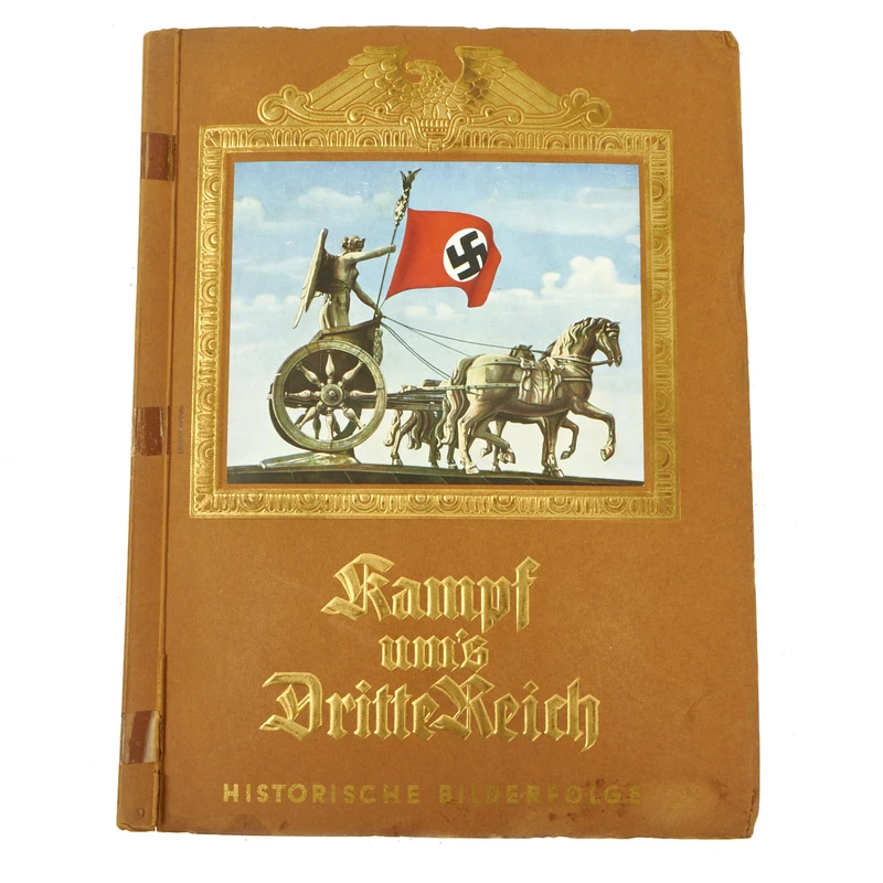 Original German WWII 1933 1st Ed. “Kampf um’s Dritte Reich ” NSDAP Cigarette Card Album with Ernst Röhm Pictures
