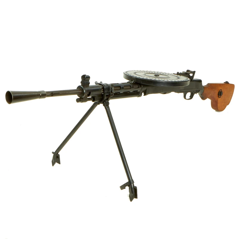 Original Soviet WWII Era Degtyaryov DP 28 Display Light Machine Gun Serial BI661 with Pan Magazine