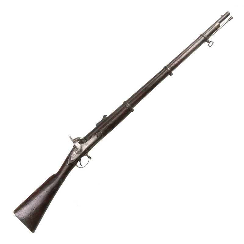 Original U.S. Civil War 110th New York Volunteer Infantry 3rd Model P-1853 Enfield Three Band Percussion Export Short Rifle – Marked Tower 1862