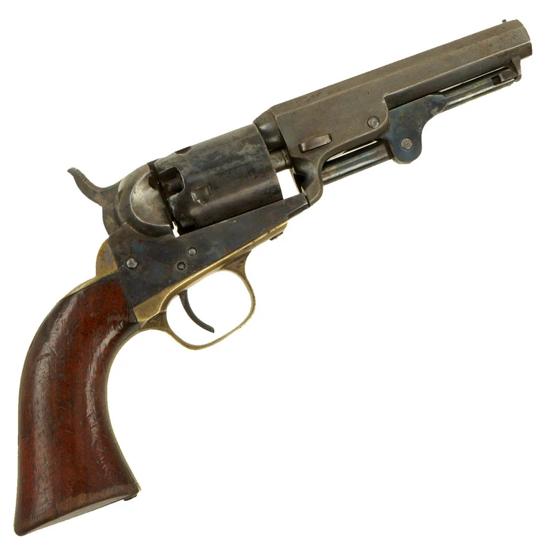 Original U.S. Civil War Colt M1849 Pocket Percussion Revolver made in 1856 – Matching Serial 114211