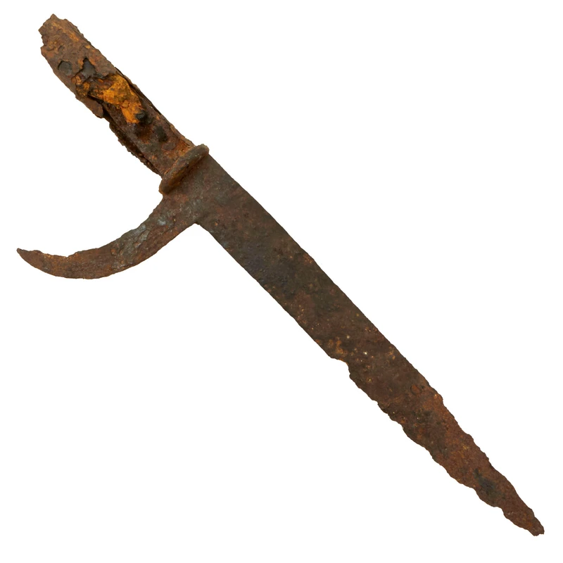 Original U.S. Civil War Excavated Confederate Bridle Cutter Pike Head – Formerly Part of Dick Hammond Collection
