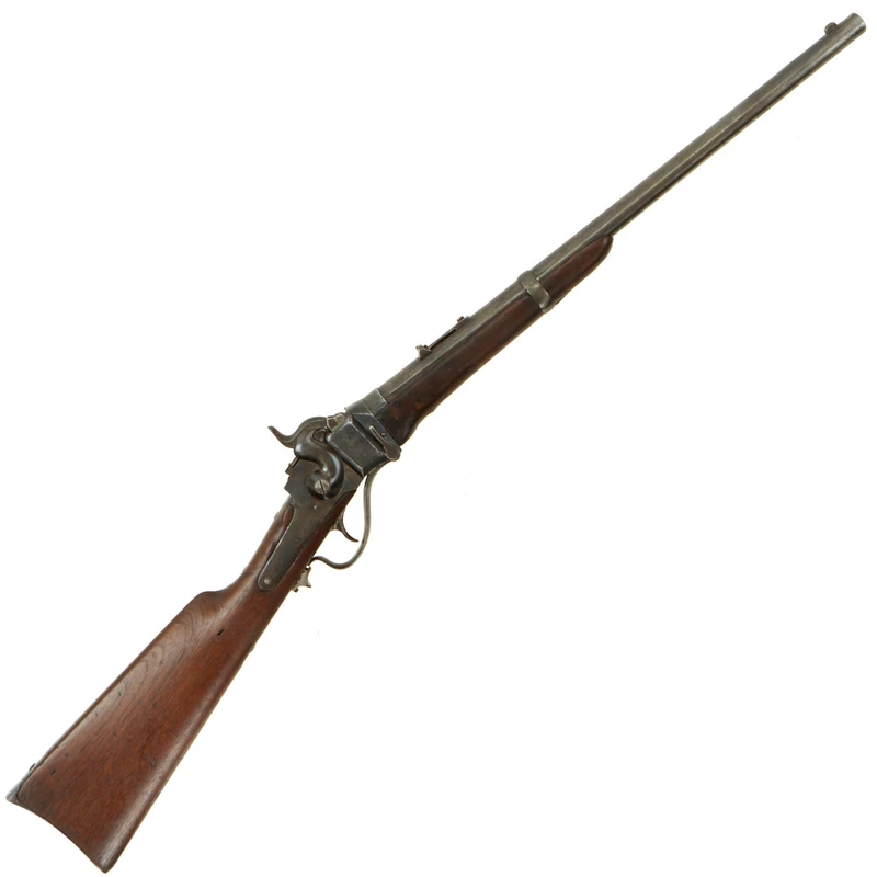 Original U.S. Civil War Sharps New Model 1863 Saddle-Ring Carbine Converted to .50-70 Govt. – Serial 91127