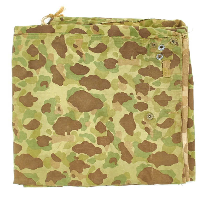 Original U.S. WWII USMC 1943 Dated Shelter Half – Reversible Camouflage
