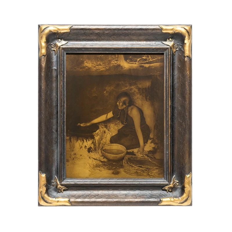 “The Piki Maker ” E.S. Curtis Goldtone
