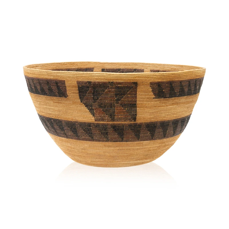 Polychrome Yokut Basket