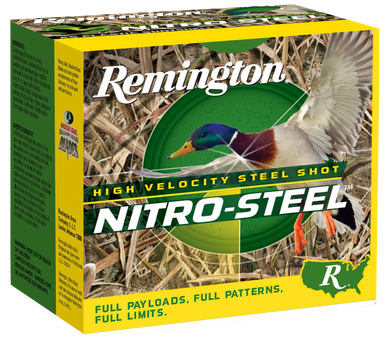 Remington Nitro-Steel High Velocity Magnum Loads 12 ga. 3 1/2 in. 1 1/2 oz. 2 Shot 25 rd.
