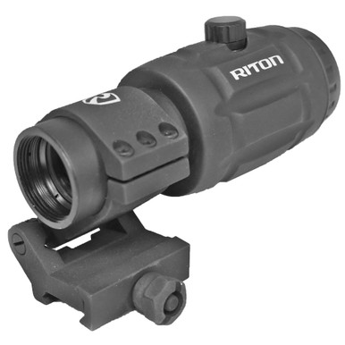 Riton X1 Tactix Mag3 Magnifier - 3x W/2 Pos Mount