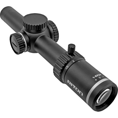 Riton X5 Tactix Scope 1-6x24 - 30mm Tube W/lever Illum Ret