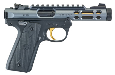 Ruger 43934 Mark IV 22/45 Lite 22 LR 4.40" 10+1 DIAMOND GRAY W/ REM 500 BRICK