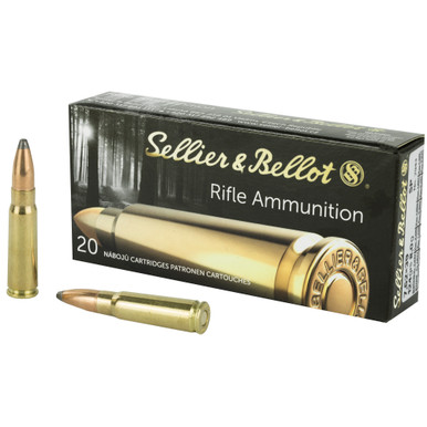 Sellier & Bellot SB76239B 7.62x39mm Soft Point 124 Grain 20 Rounds