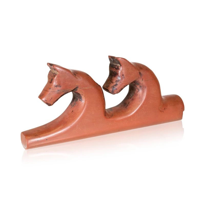 Sioux Catlinite Effigy Horse Pipe