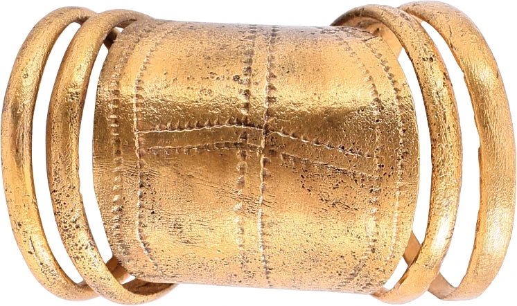 SUPERB VIKING COIL RING, 10TH-11TH CENTURY AD, SIZE 9 – 9 1/4