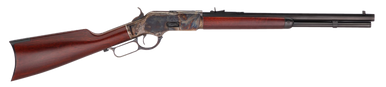Taylors & Company 550172DE 1873 Taylor Tuned 45 Colt (LC) 10+1 20" Walnut Fixed Pistol Grip Stock Color Case Hardened