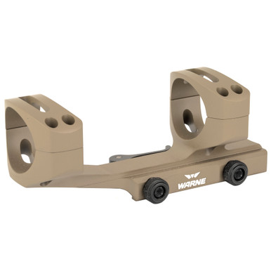 Warne QD Extnd Skeleton 34mm DE AR Rifles Flat Top Mount