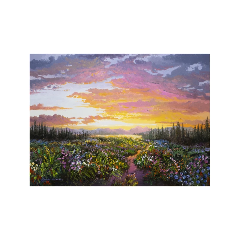 Western Sunset by Thomas deDecker